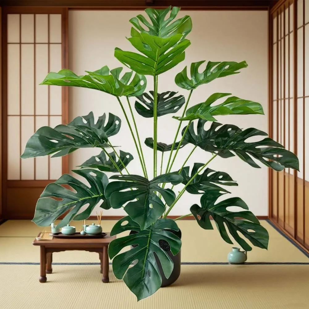 Bonsai Garden For Desk - Lebensechte Künstliche Schildkrötenblatt-Bonsai im Topf, Kunstpflanze
