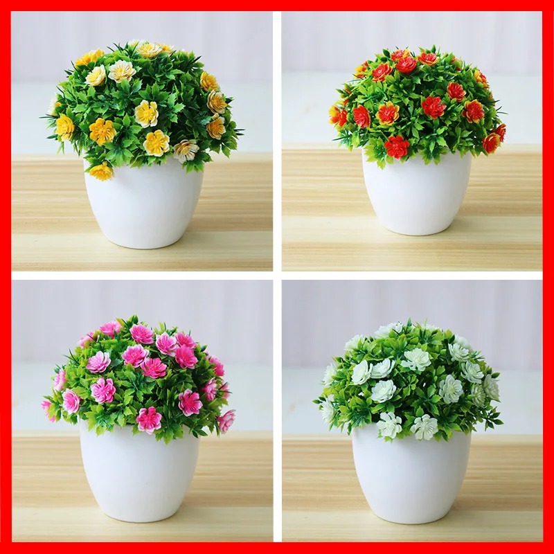 Bonsai Garden Mini - 1pc Künstliche Pflanzen Bonsai Kleine Blume