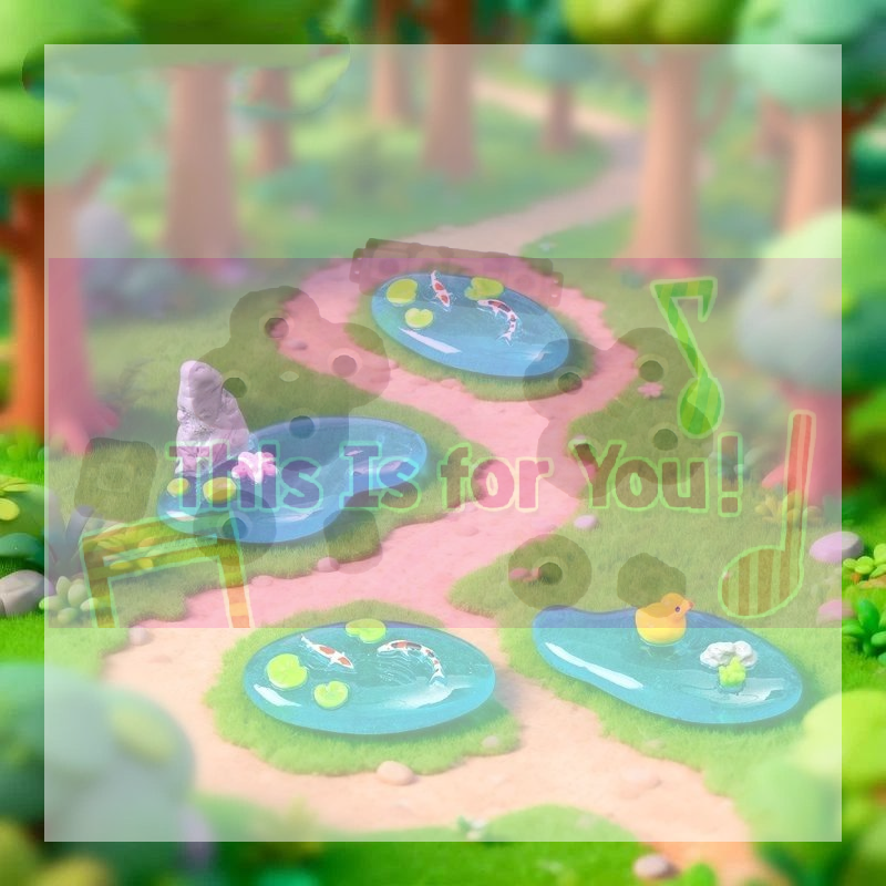 Bonsai Garden With Koi Pond - 【MA】Mini-Teichornamente aus Kunstharz mit Koi-Enten-Lotus-Design, glatte