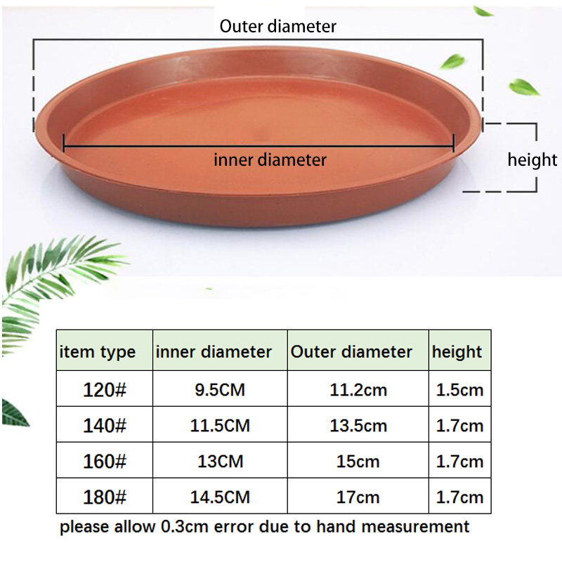 Drip Tray Saucer - 10 stücke Kunststoff Blumentopf Tablett Basis