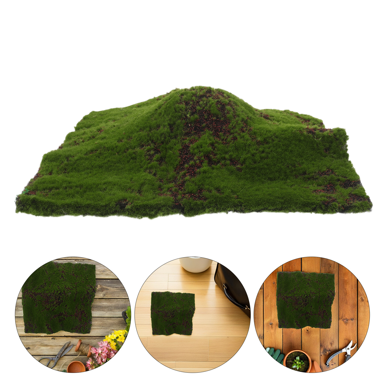Bonsai Garden Indoor - Künstliches Moos-Gras, Simulierter Grüner Rasen, Realistische