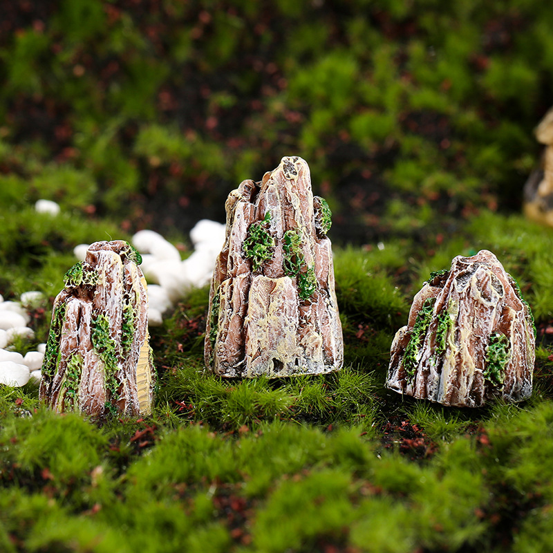 Bonsai Garden Mini - 1 Stück Mini-Berg Miniatur-Bonsai Ornamente Pflanzen