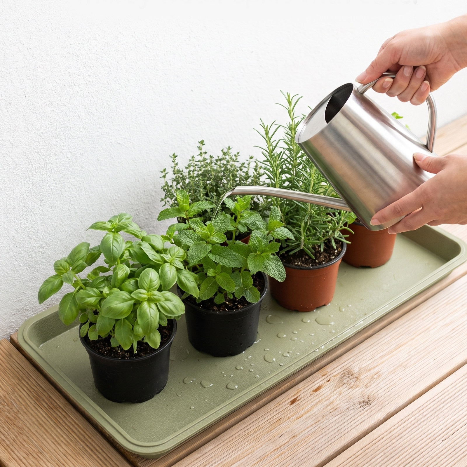 Drip Tray Saucer - Rechteckige Blumentopfuntersetzer für den Innenbereich, Abtropfschalen,