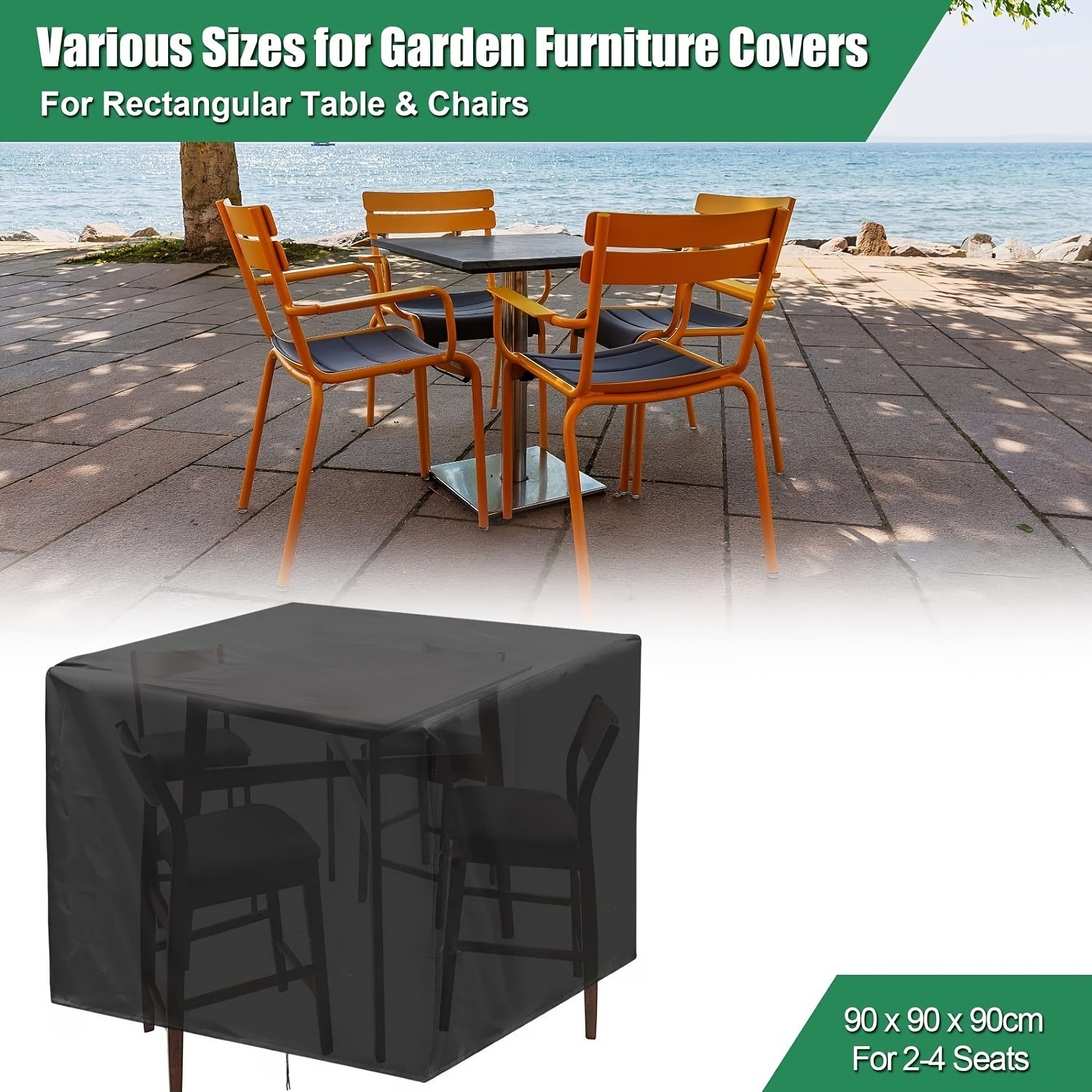 Bonsai Garden Bench - Robuste 210D Outdoor-Gartenmöbelabdeckung - Wasserdichter Schutz