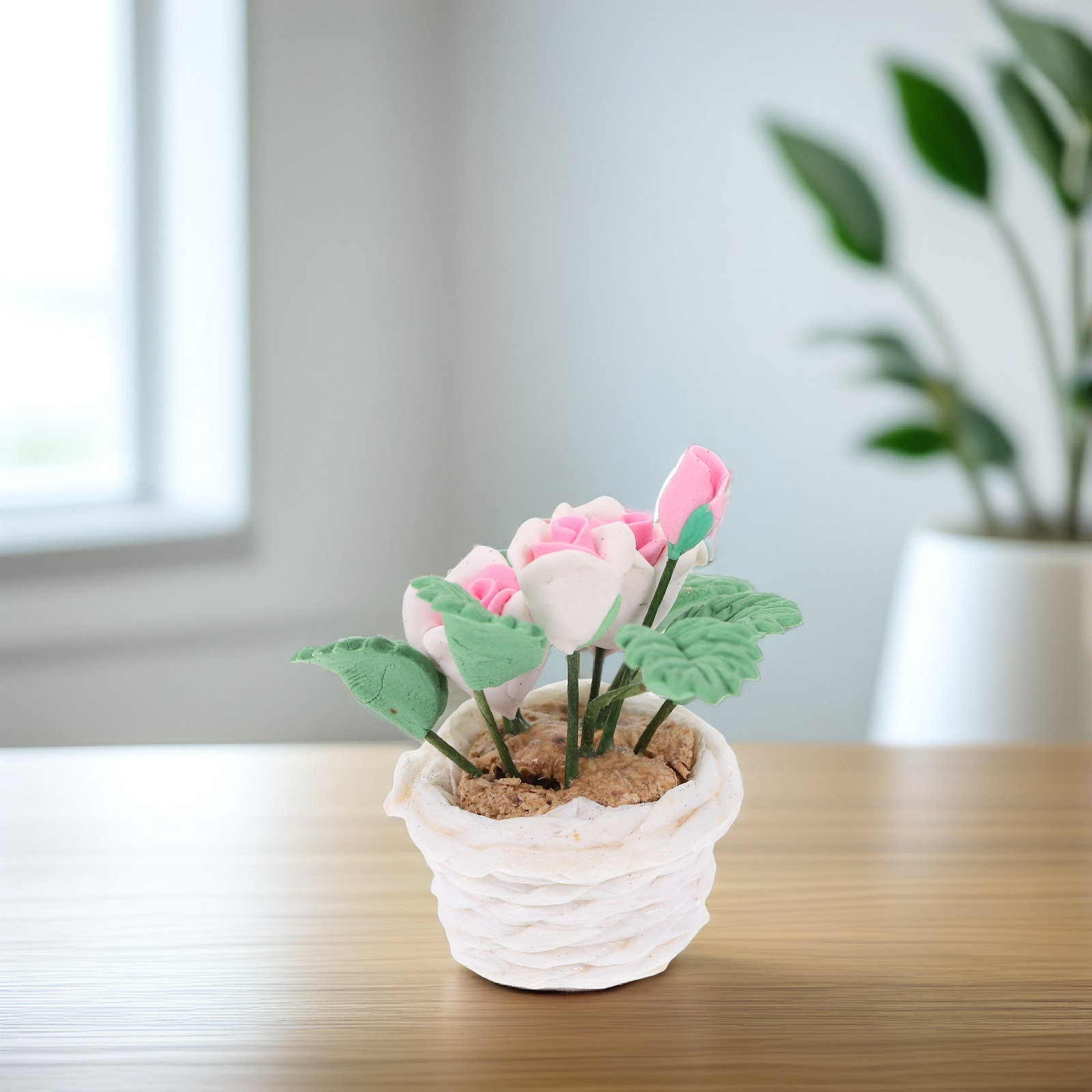 Bonsai Garden Europe - Realistische Miniatur-Bonsai-Topfpflanze als Dekoration für Tiny