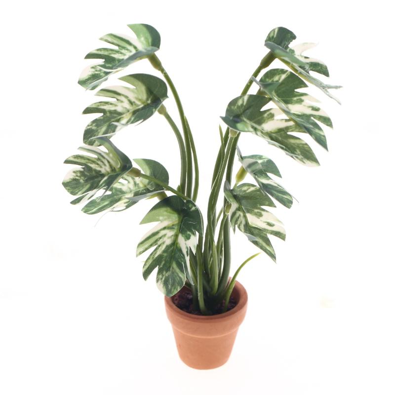 Bonsai Garden Mini - Neu. 1 Stück 1/12 Puppenhaus-Simulation Monstera