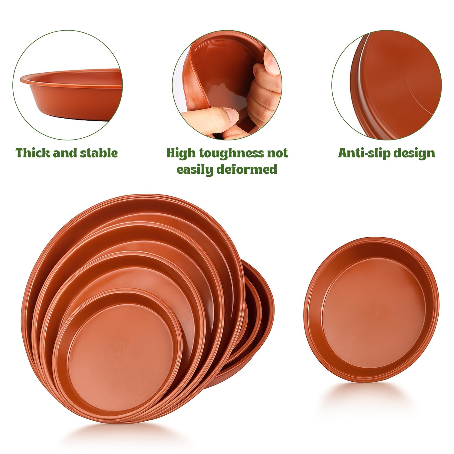 12er-Pack Blumentopf-Untertass – Drip Tray Saucer Bewertung und Preis