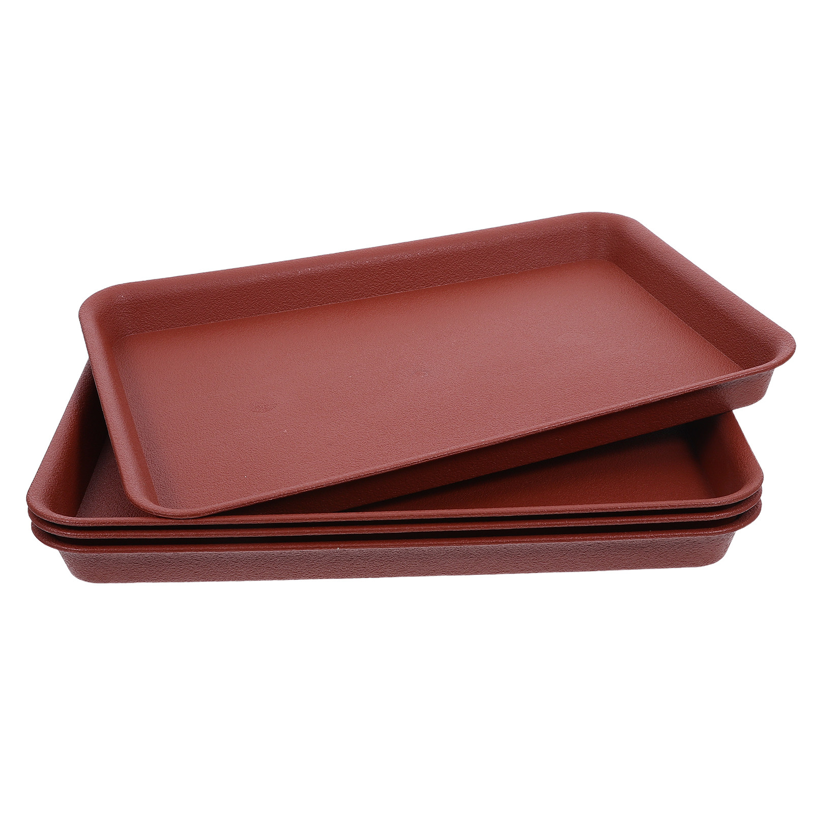 4 Stück rechteckige Blumentopf – Drip Tray Saucer Bewertung und Preis