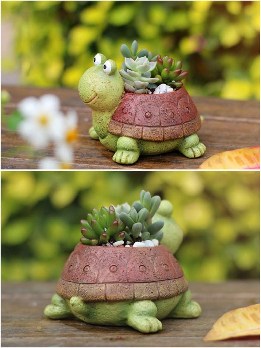 Niedliche Schildkröte Pflanzer – Bonsai Garden For Desk Bewertung und Preis