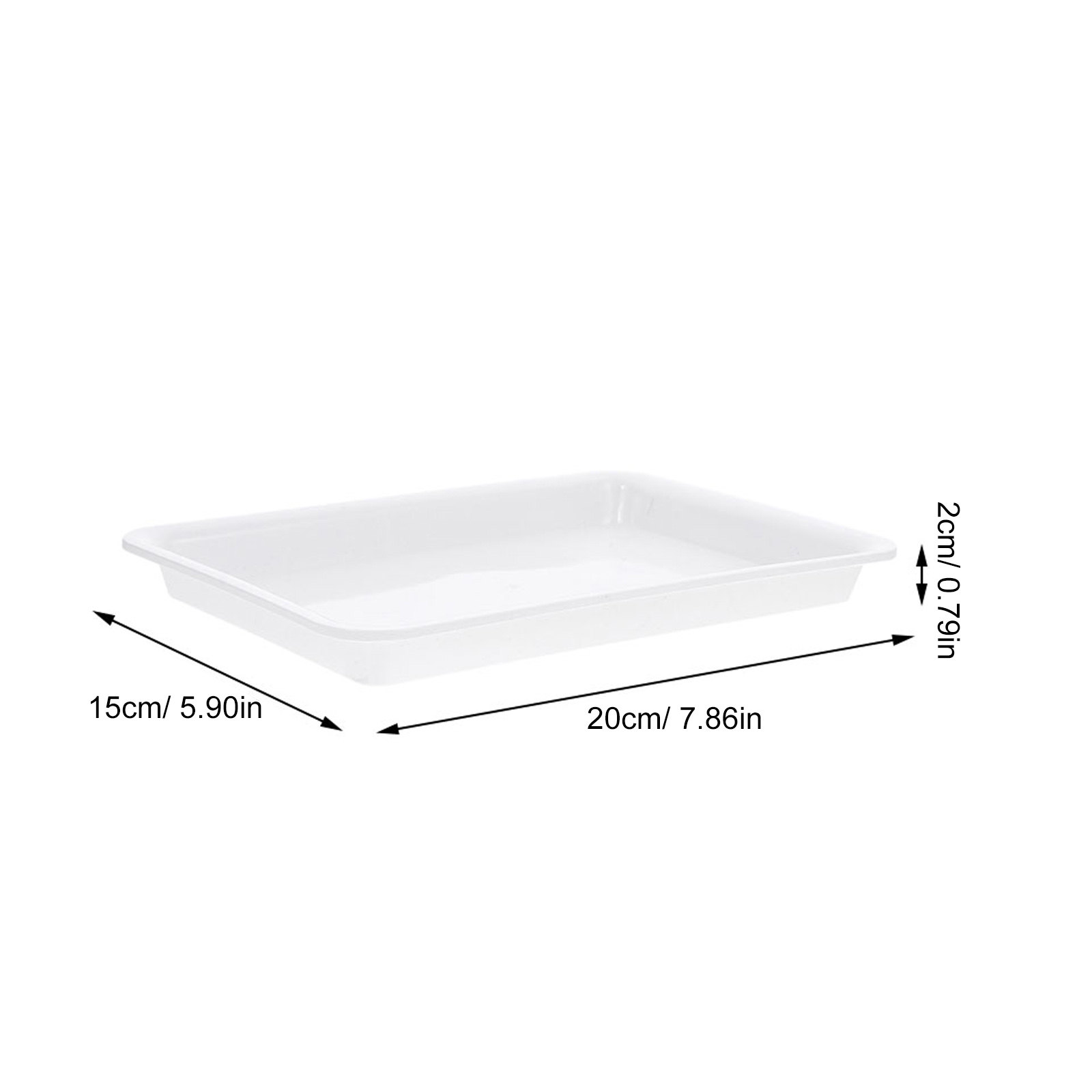 6 Stück Rechteckige Kunststoff – Drip Tray Saucer Bewertung und Preis