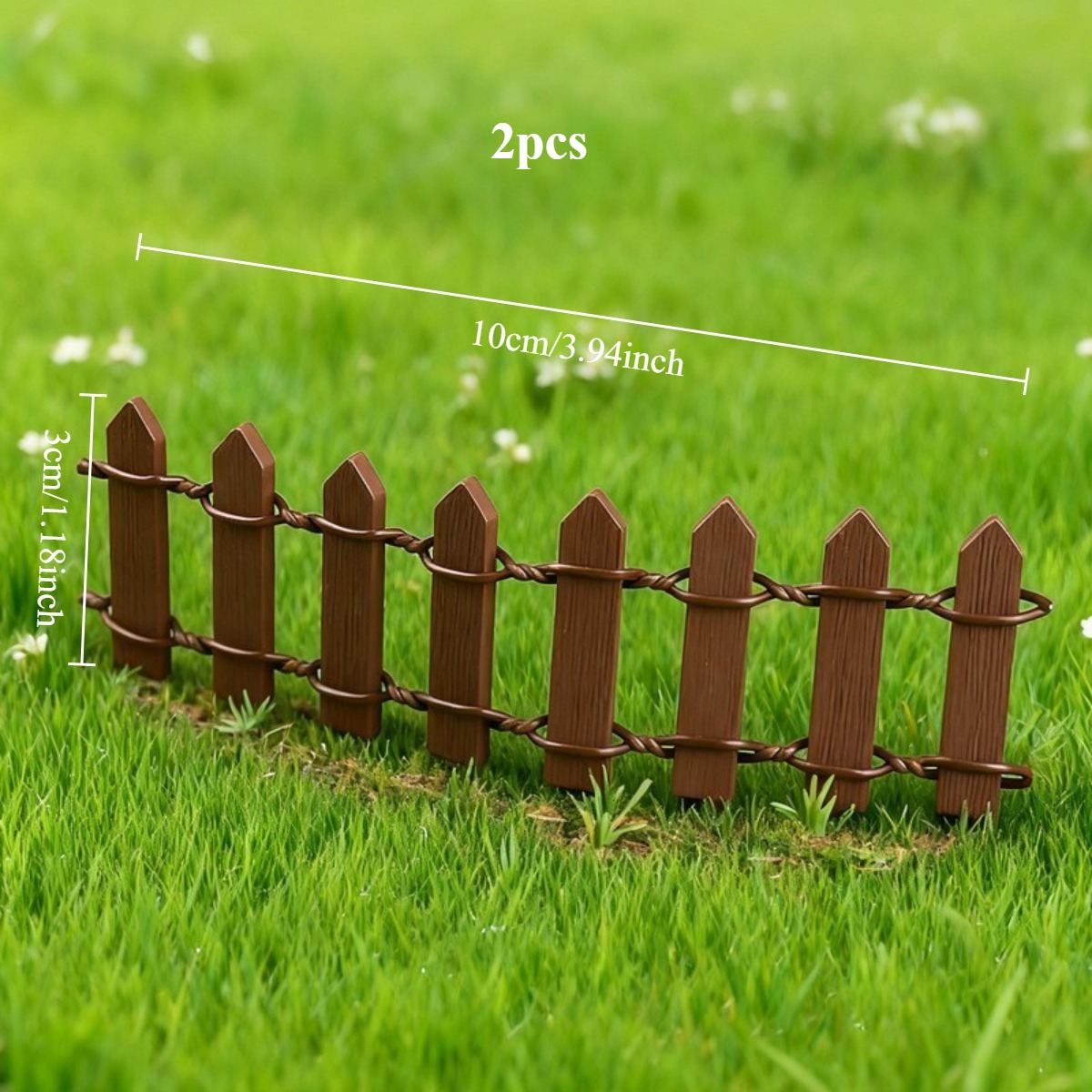 2 Stück Mini-Zaun Garten- und  – Bonsai Garden Mini Bewertung und Preis