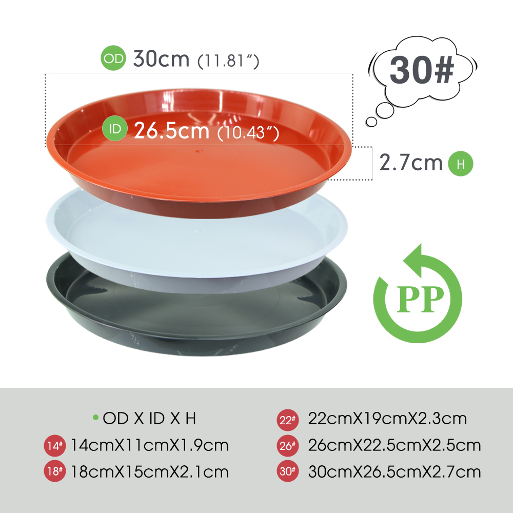3-5PC Strapazierfähige Kunstst – Drip Tray Saucer Bewertung und Preis