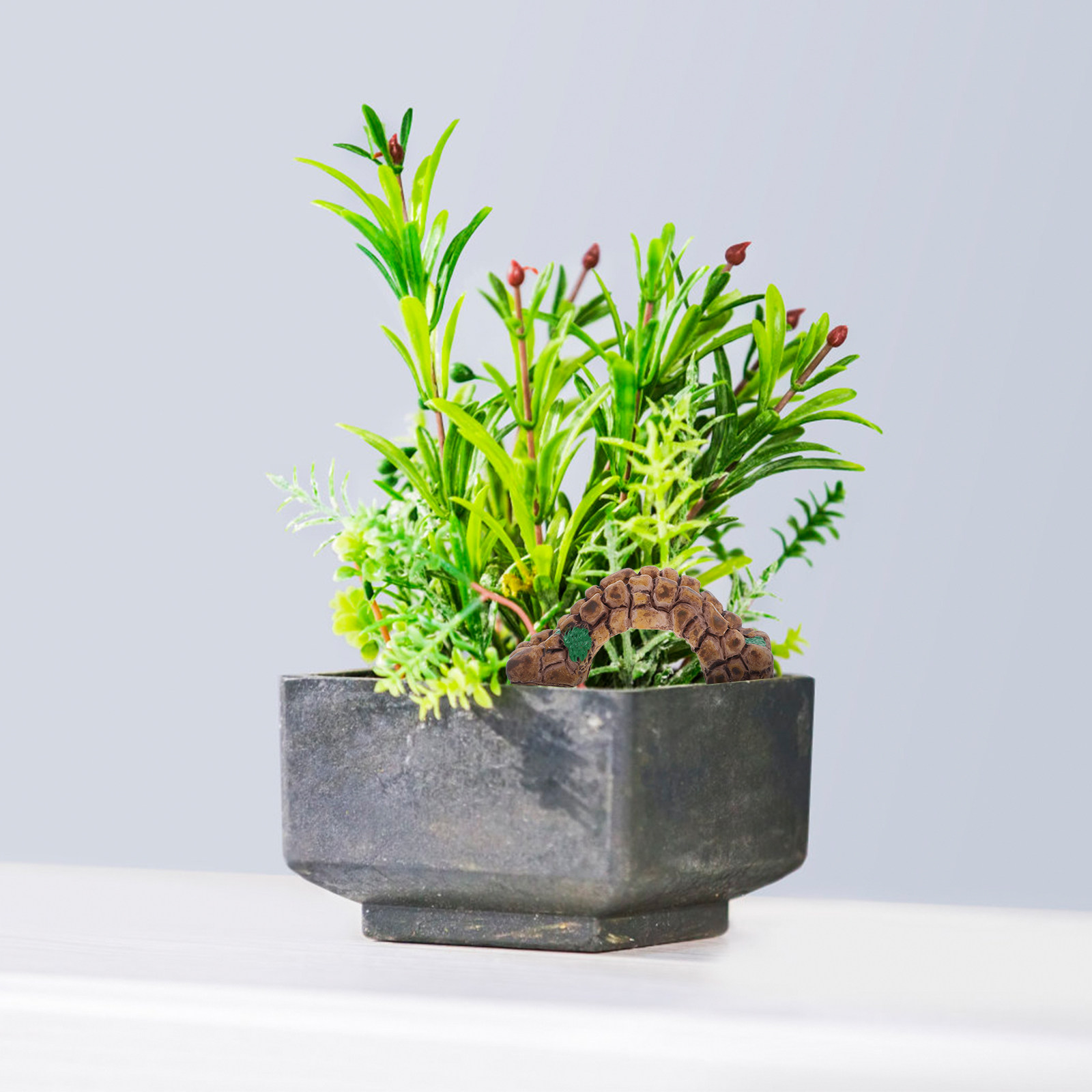 6-teiliges Vintage-Mikrolandsc – Bonsai Garden For Desk Bewertung und Preis