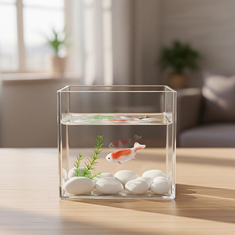 Mini-Koi-Fisch-Figuren aus Kun – Bonsai Garden With Koi Pond Bewertung und Preis