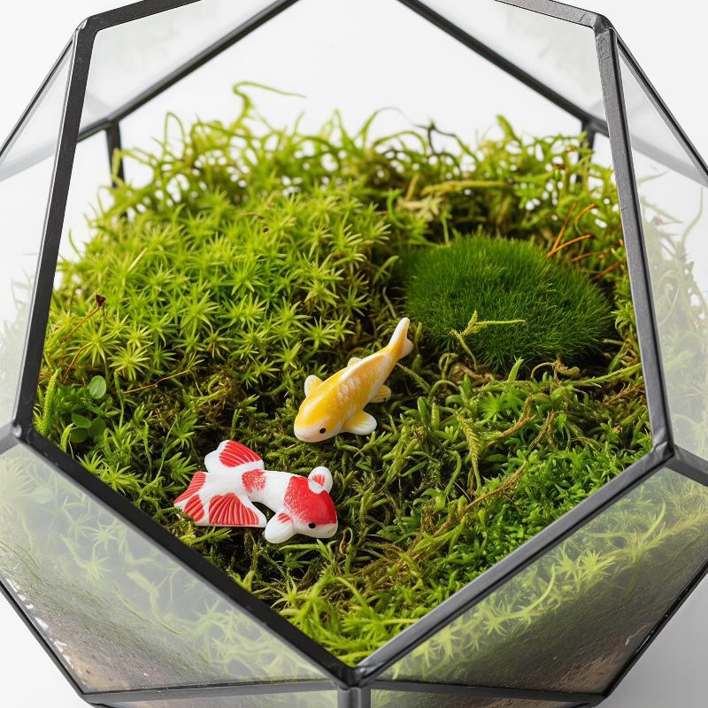 Mini-Koi-Fisch-Figuren aus Kun – Bonsai Garden With Koi Pond Bewertung und Preis